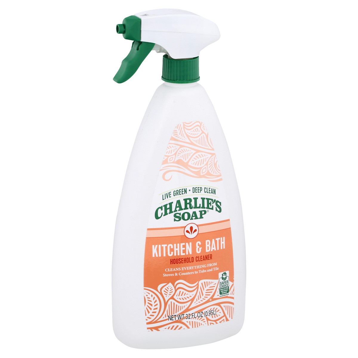 slide 5 of 11, Charlie's Soap Kitchen & Bath Household Cleaner 32 oz, 32 oz