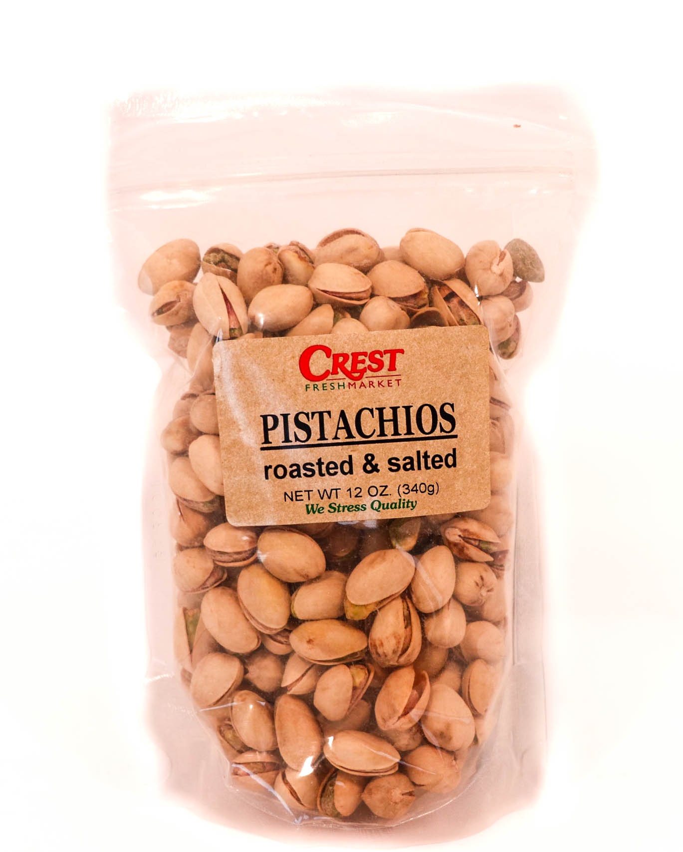 slide 1 of 1, Crest Nut Pistachio in Shell Roasted Saltd Bag, 12 oz