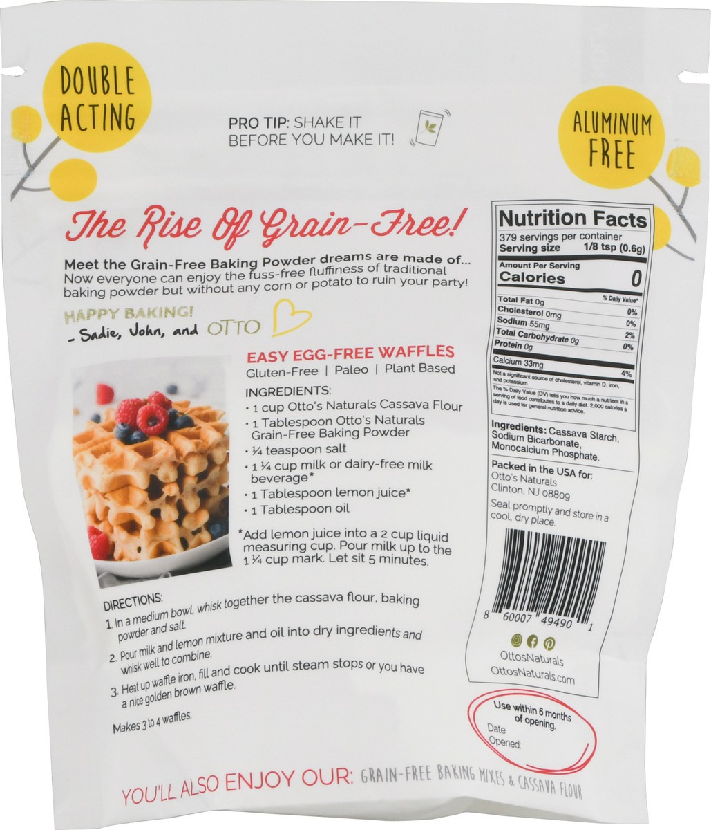 slide 3 of 12, Otto's Naturals Grain-Free Baking Powder 8 oz, 1 ct