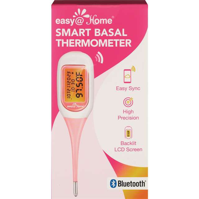 slide 1 of 1, EASY@HOME Smart Basal Thermometer, Paired With Premom App - Ebt-300, 1 ct