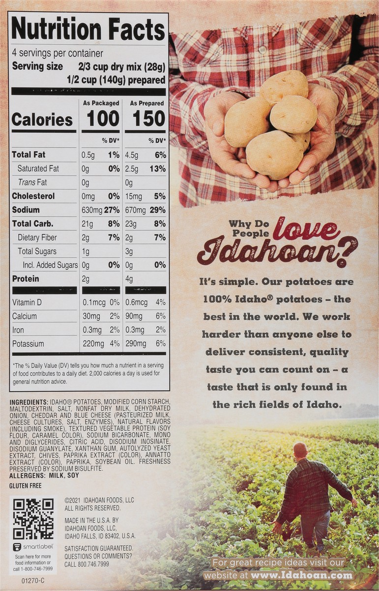 slide 5 of 9, Idahoan Loaded Baked Potatoes Homestyle Casserole, 4 oz