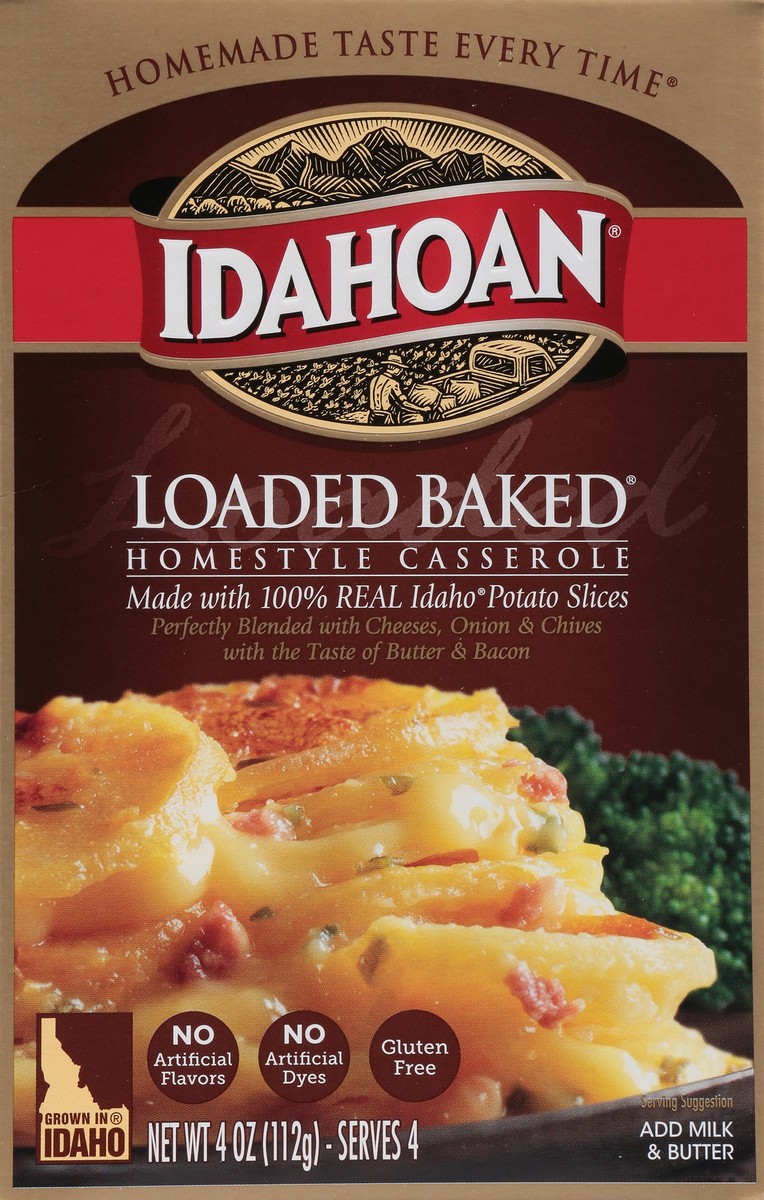 slide 6 of 9, Idahoan Loaded Baked Potatoes Homestyle Casserole, 4 oz