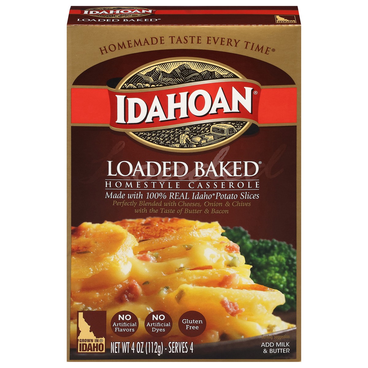 slide 1 of 9, Idahoan Loaded Baked Homestyle Casserole 4 oz, 4 oz