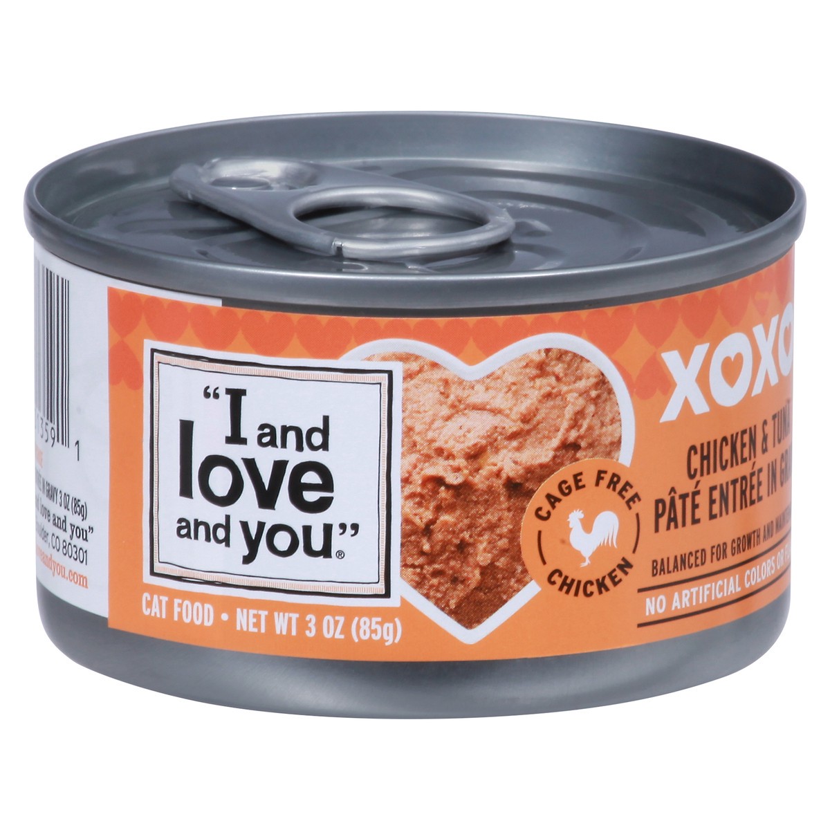 slide 6 of 9, I and Love and You Grain Free Chicken & Tuna Cat Food 3 oz, 3 oz