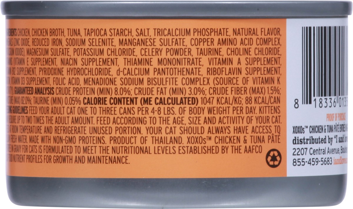 slide 2 of 9, I and Love and You Grain Free Chicken & Tuna Cat Food 3 oz, 3 oz