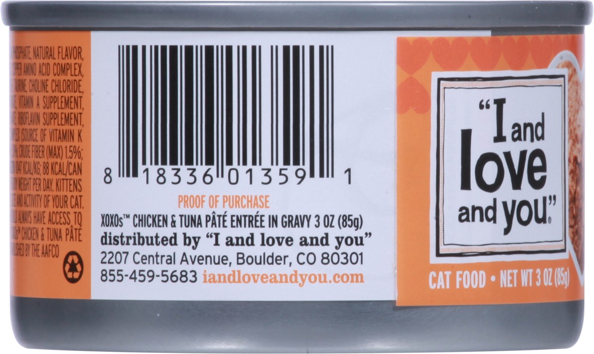 slide 9 of 9, I and Love and You Grain Free Chicken & Tuna Cat Food 3 oz, 3 oz