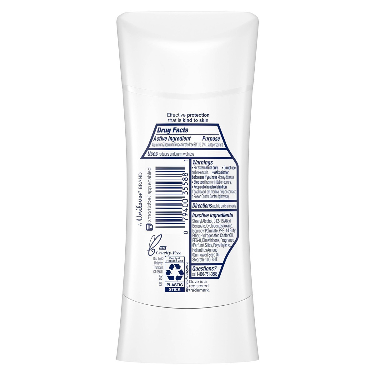 slide 2 of 26, Dove Advanced Care Antiperspirant Deodorant Stick Sensitive, 2.6 oz, 2.6 oz