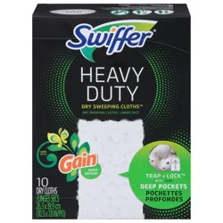Swiffer Heavy Duty Dry Sweeping Cloths 10 ea