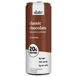 Slate Classic Chocolate High Protein Milk Shake 11 oz