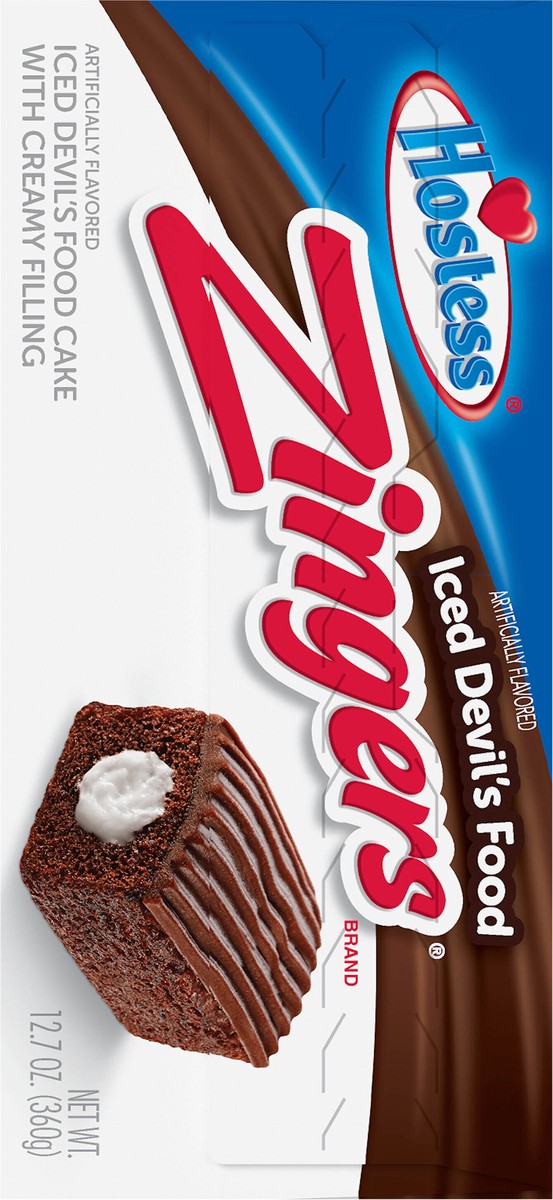 slide 9 of 11, HOSTESS Devil's Food ZINGERS, 10 Count , 12.70 oz, 