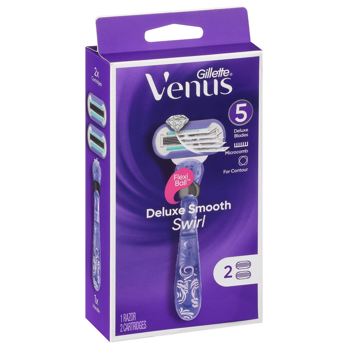 slide 8 of 10, Gillette Venus Deluxe Smooth Swirl, 1 ct