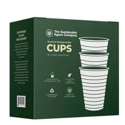The Sustainable Agave Company Biodegradable Cups