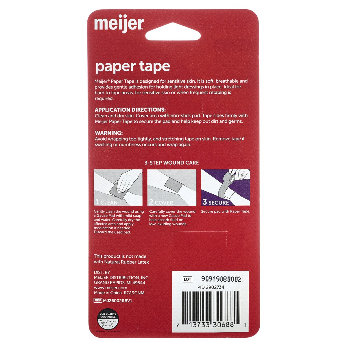 slide 3 of 5, Meijer Paper Tape 1", 10 yds, 2 X10 YD  