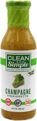Clean and Simple Champagne Vinaigrette Salad Dressing