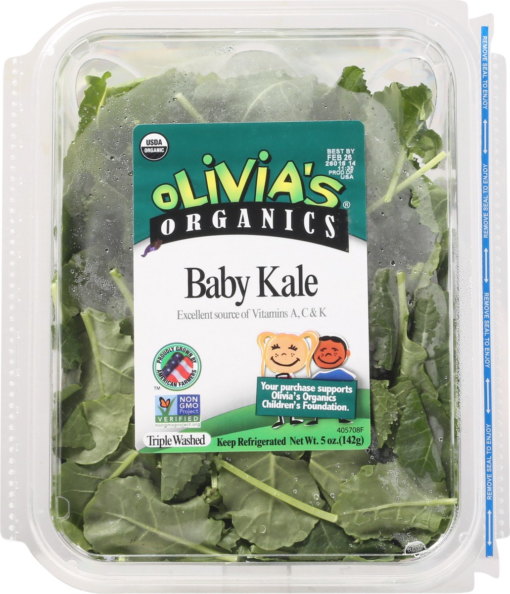 slide 8 of 14, Olivia's Organic Baby Kale Salad, 5 oz