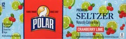 Polar Seltzer - 12pk 12oz - Cranberry Lime