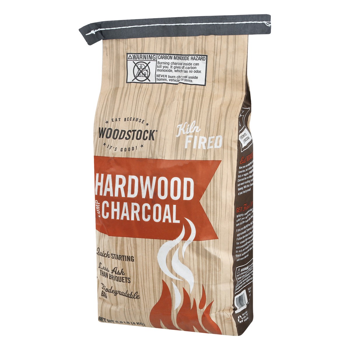 slide 8 of 10, Woodstock Hardwood Lump Charcoal 8.8 lb, 8.80 lb