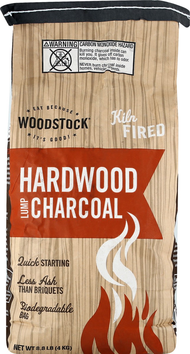 slide 2 of 10, Woodstock Hardwood Lump Charcoal 8.8 lb, 8.80 lb