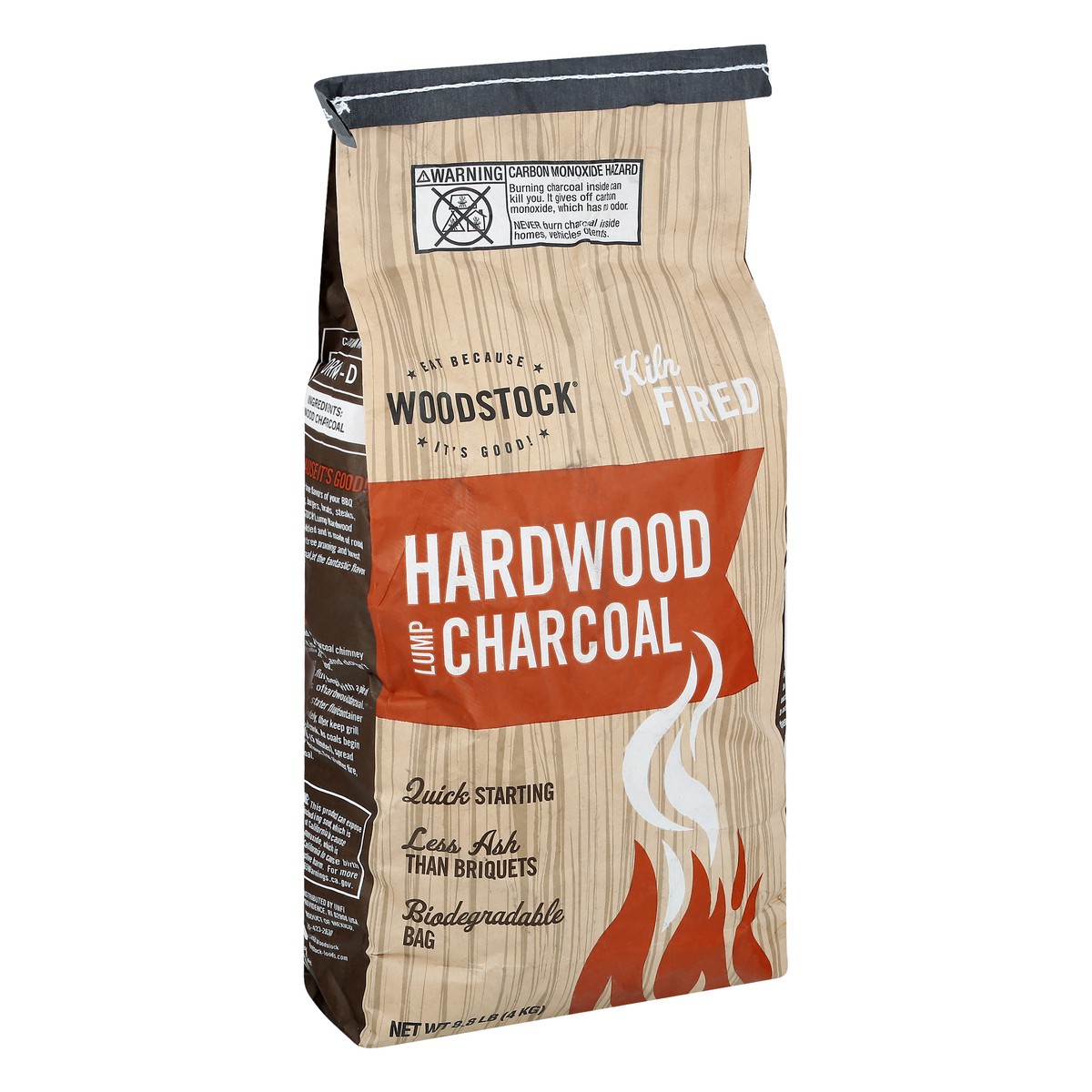 slide 3 of 10, Woodstock Hardwood Lump Charcoal 8.8 lb, 8.80 lb