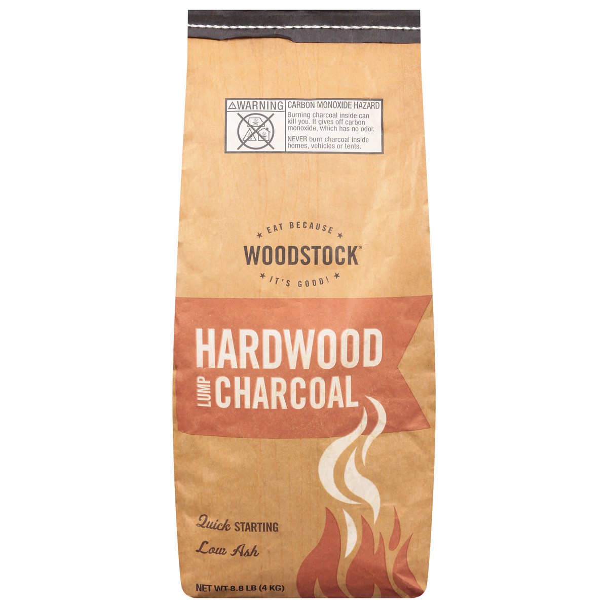 slide 1 of 10, Woodstock Hardwood Lump Charcoal 8.8 lb, 8.80 lb