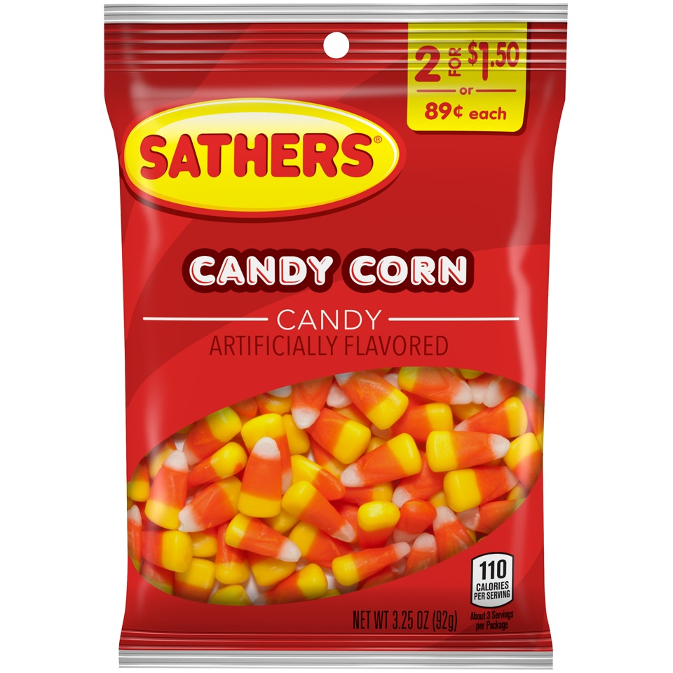 slide 1 of 2, Sathers Candy, Candy Corn, 3.25 oz