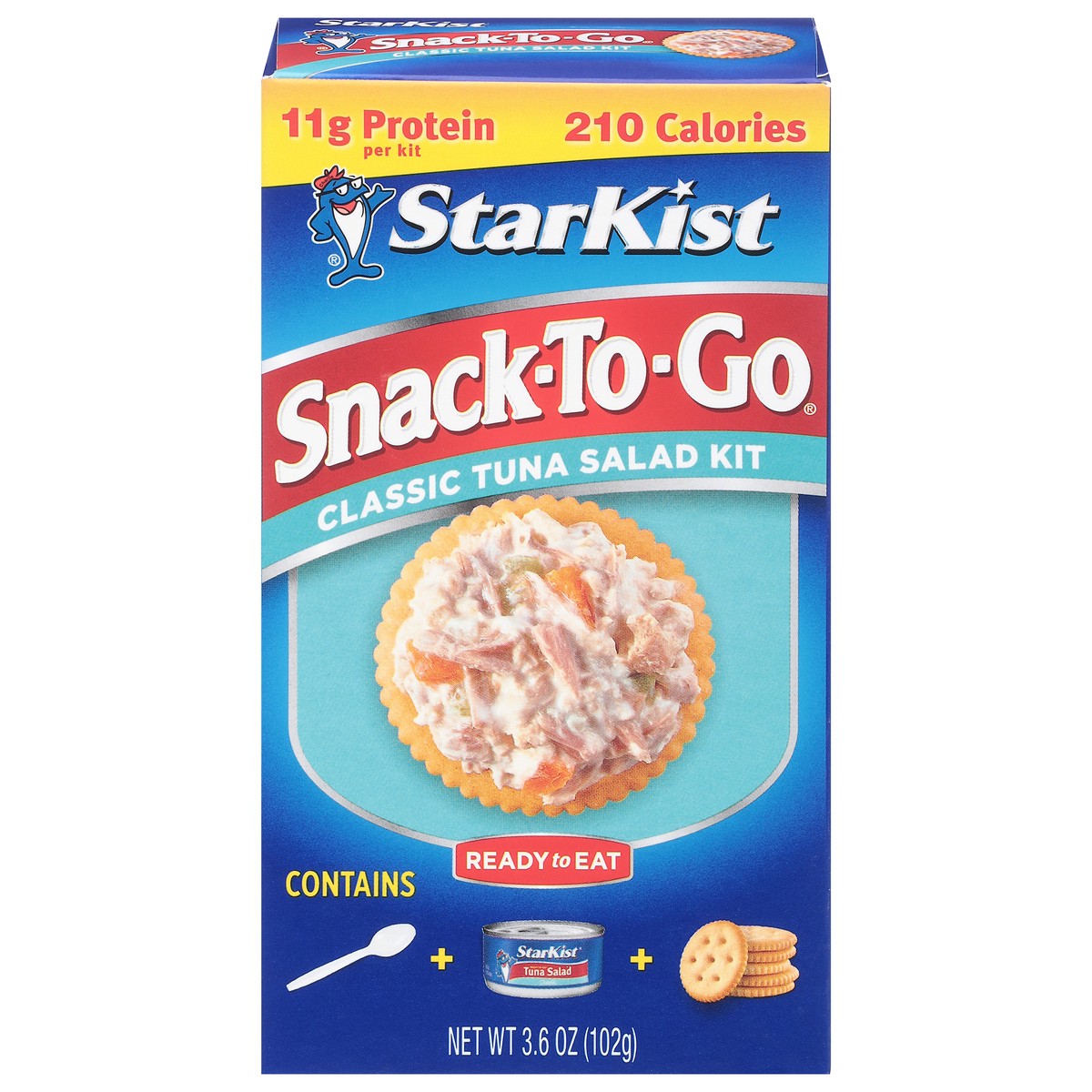 slide 1 of 9, StarKist Snack-To-Go Classic Tuna Salad Kit 3.6 oz, 3.6 oz
