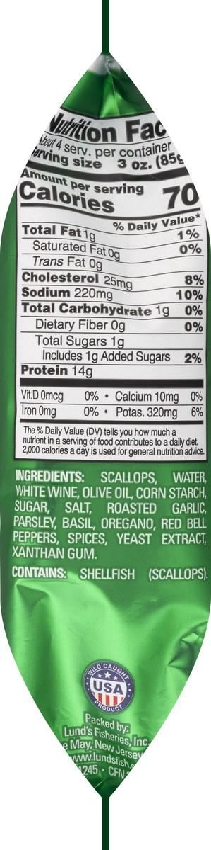 slide 4 of 12, Seafood Market Sea Scallops with White Wine & Herb Sauce 12.5 oz, 12.5 oz