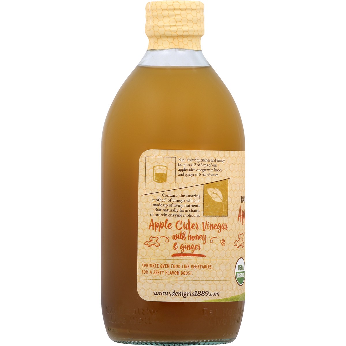 slide 8 of 8, De Nigris Apple Cider Vinegar 16.9 oz, 16.9 oz