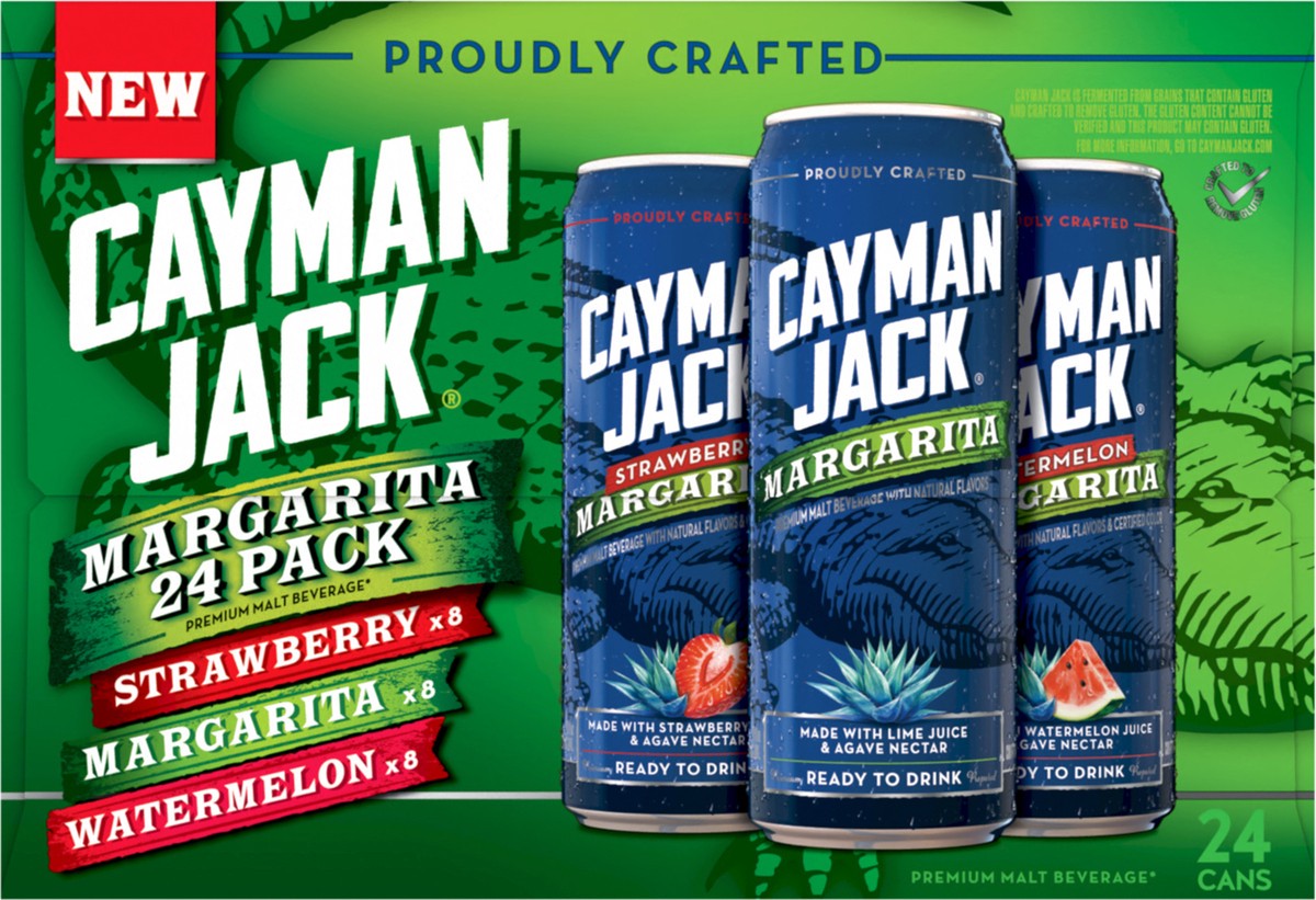 slide 8 of 11, Cayman Jack Margarita Variety Pack 24pk, 24 ct