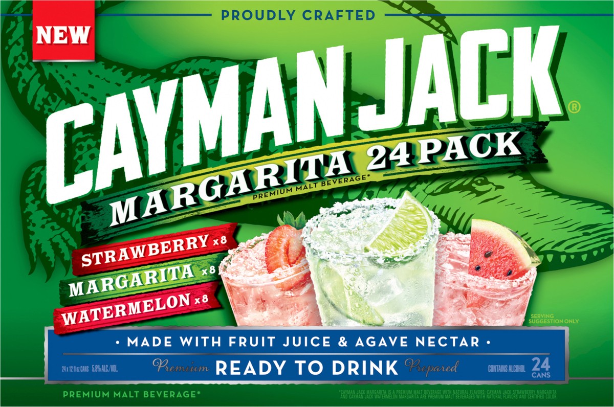 slide 3 of 11, Cayman Jack Margarita Variety Pack 24pk, 24 ct