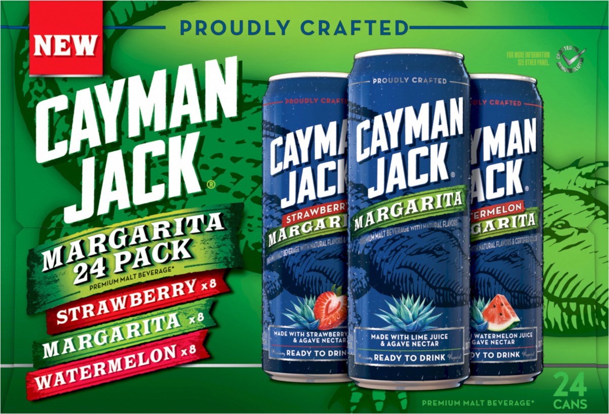 slide 4 of 11, Cayman Jack Margarita Variety Pack 24pk, 24 ct