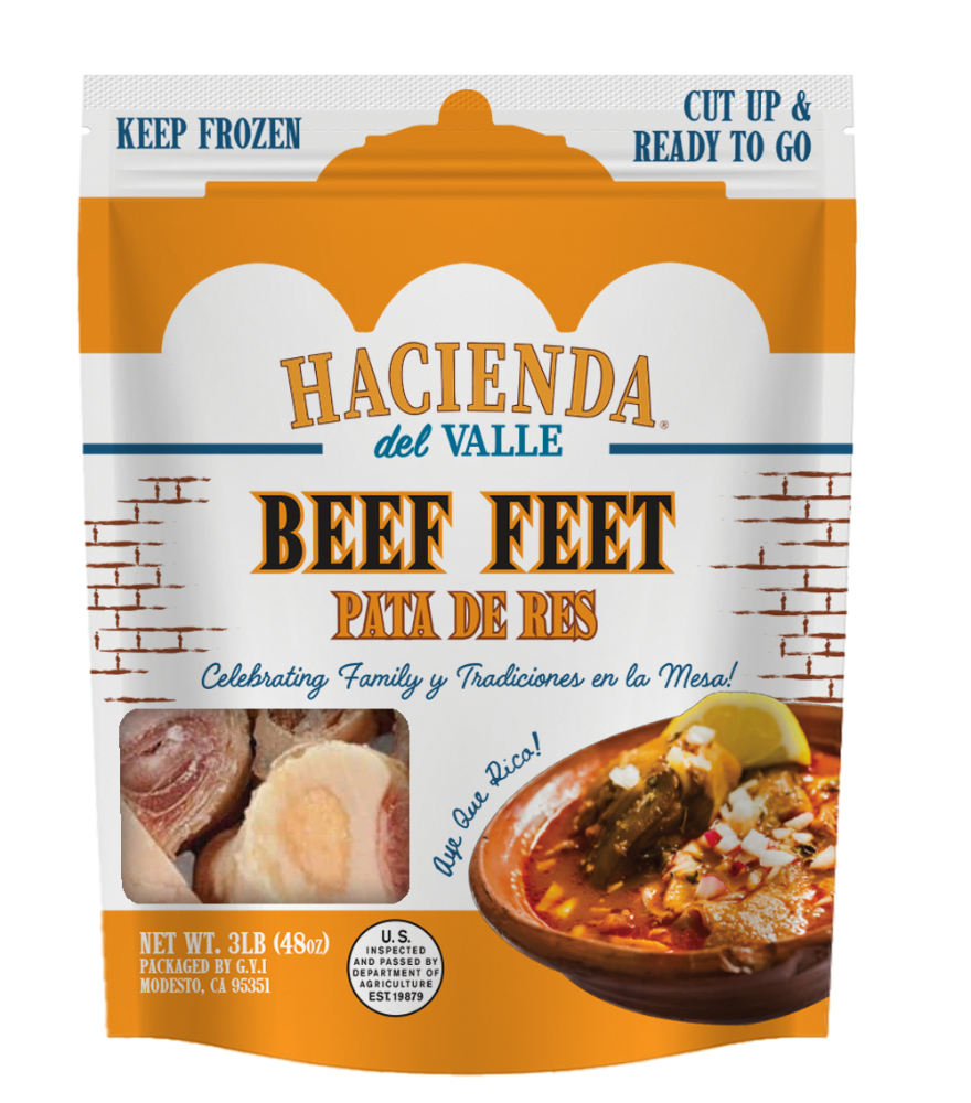 slide 2 of 2, Hacienda Cut Beef Feet - 48 OZ, 48 oz