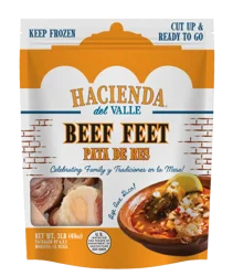 Hacienda Cut Beef Feet - 48 OZ