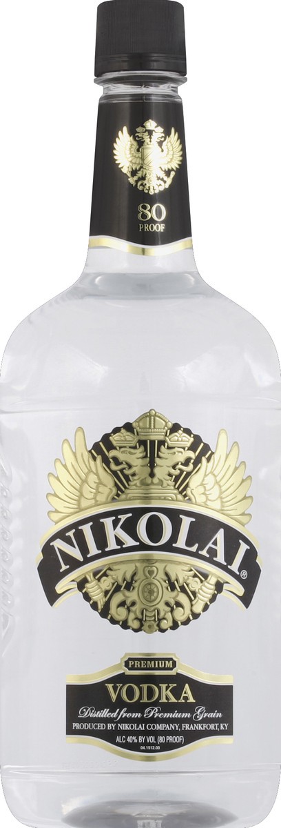 slide 2 of 2, Nikolai Vodka 1.75l 80 Proof, 1.75 liter