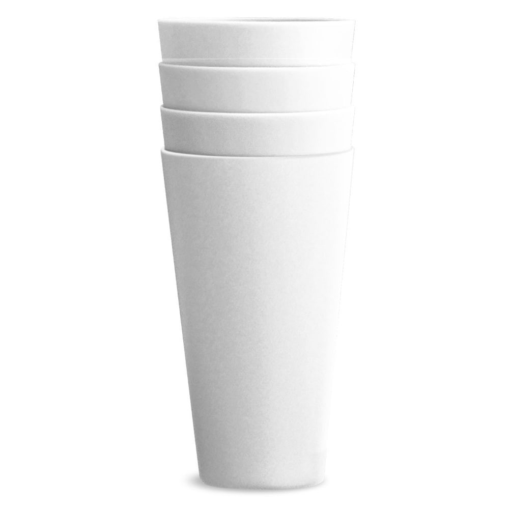 slide 1 of 1, EDL Tumblers - White, 4 ct / 37 oz