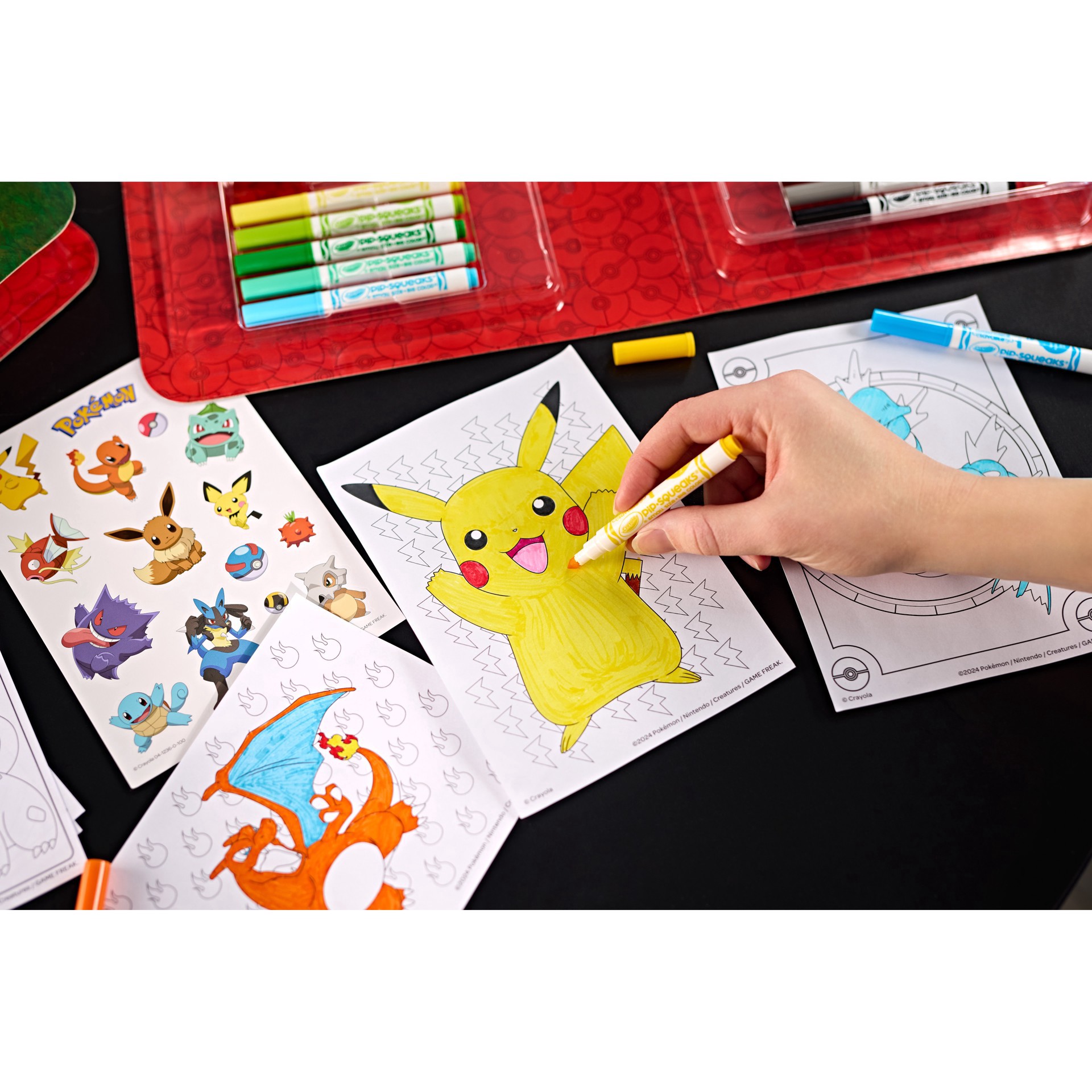 slide 2 of 4, Crayola Pokemon Color & Sticker Kit, 1 ct
