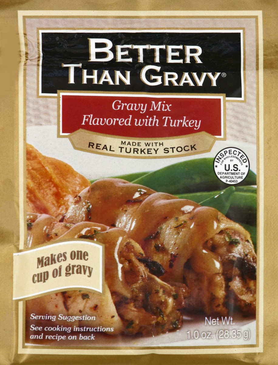 slide 2 of 2, Better Than Gravy Gravy Mix, Flavored with Turkey, 1 oz
