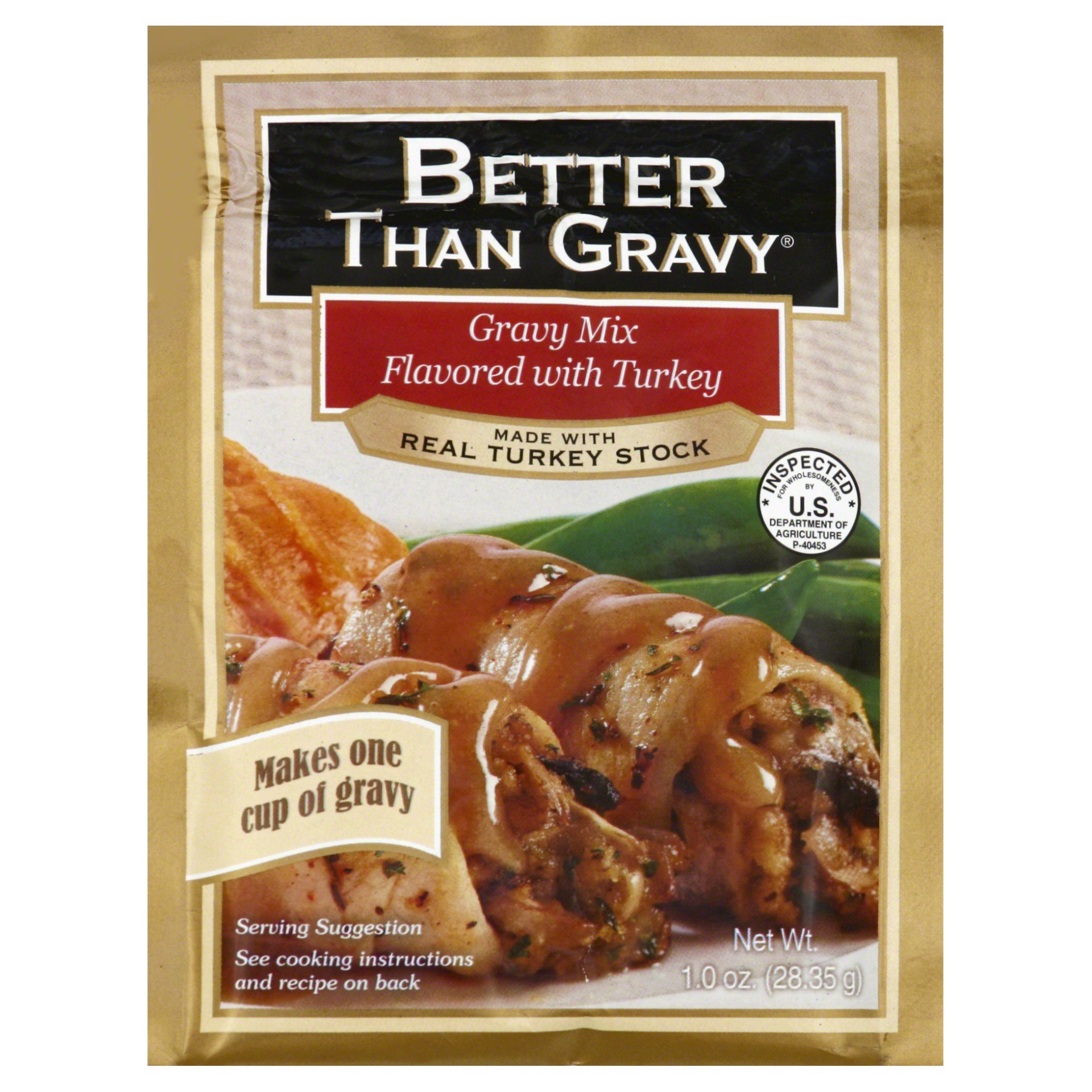 slide 1 of 2, Better Than Gravy Gravy Mix, Flavored with Turkey, 1 oz