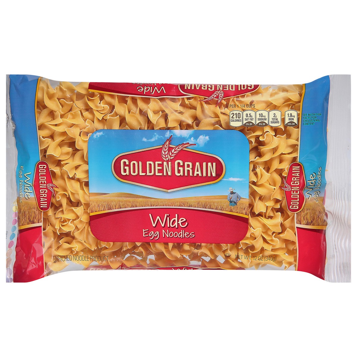 slide 1 of 1, Golden Grain Wide Egg Noodle, 12 oz
