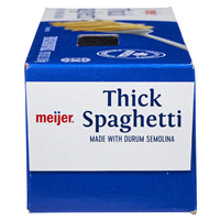 slide 20 of 29, Meijer Thick Spaghetti Pasta - 16 oz, 16 oz