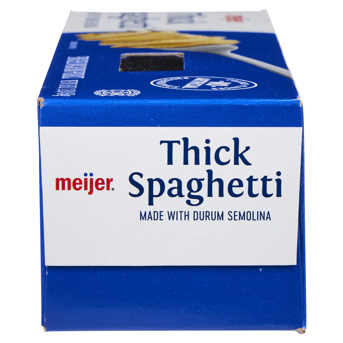 slide 12 of 29, Meijer Thick Spaghetti Pasta - 16 oz, 16 oz