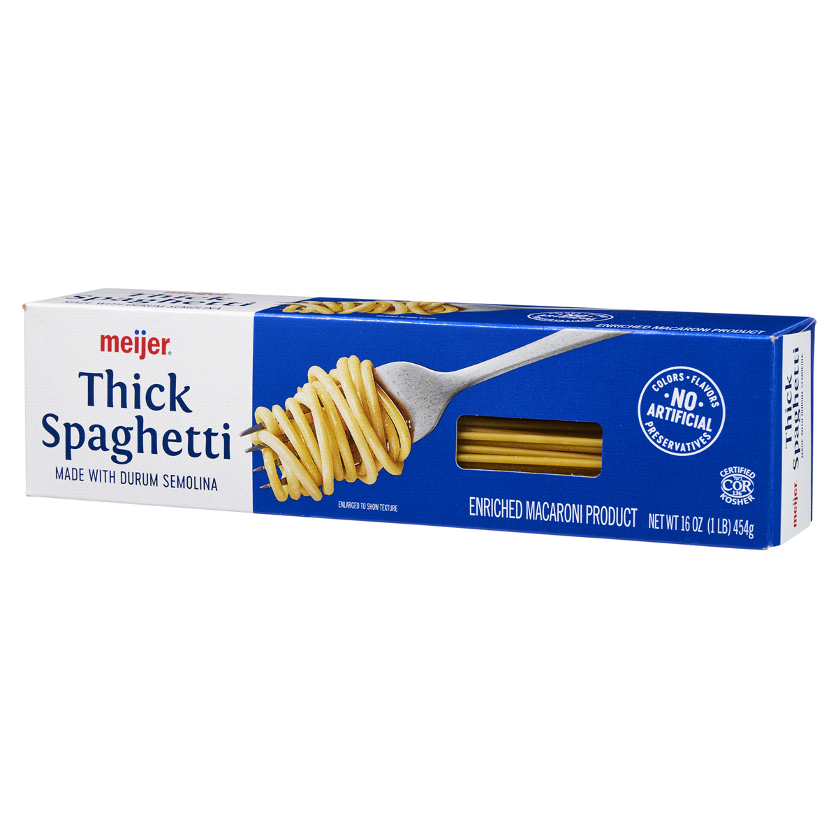 slide 21 of 29, Meijer Thick Spaghetti Pasta - 16 oz, 16 oz