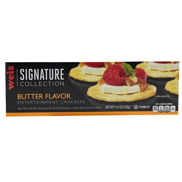 slide 1 of 1, Weis Quality Natural Butter Flavor Cracker, 4.4 oz