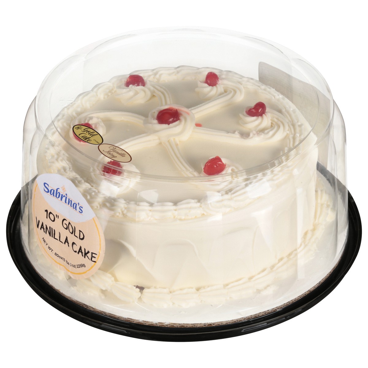 slide 9 of 9, Sabrina's Gold Vanilla Cake 10 Inch, 80 oz