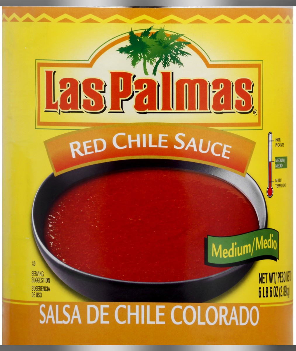 slide 7 of 13, Las Palmas Medium Red Chile Sauce 2.89 kg, 2.89 kg