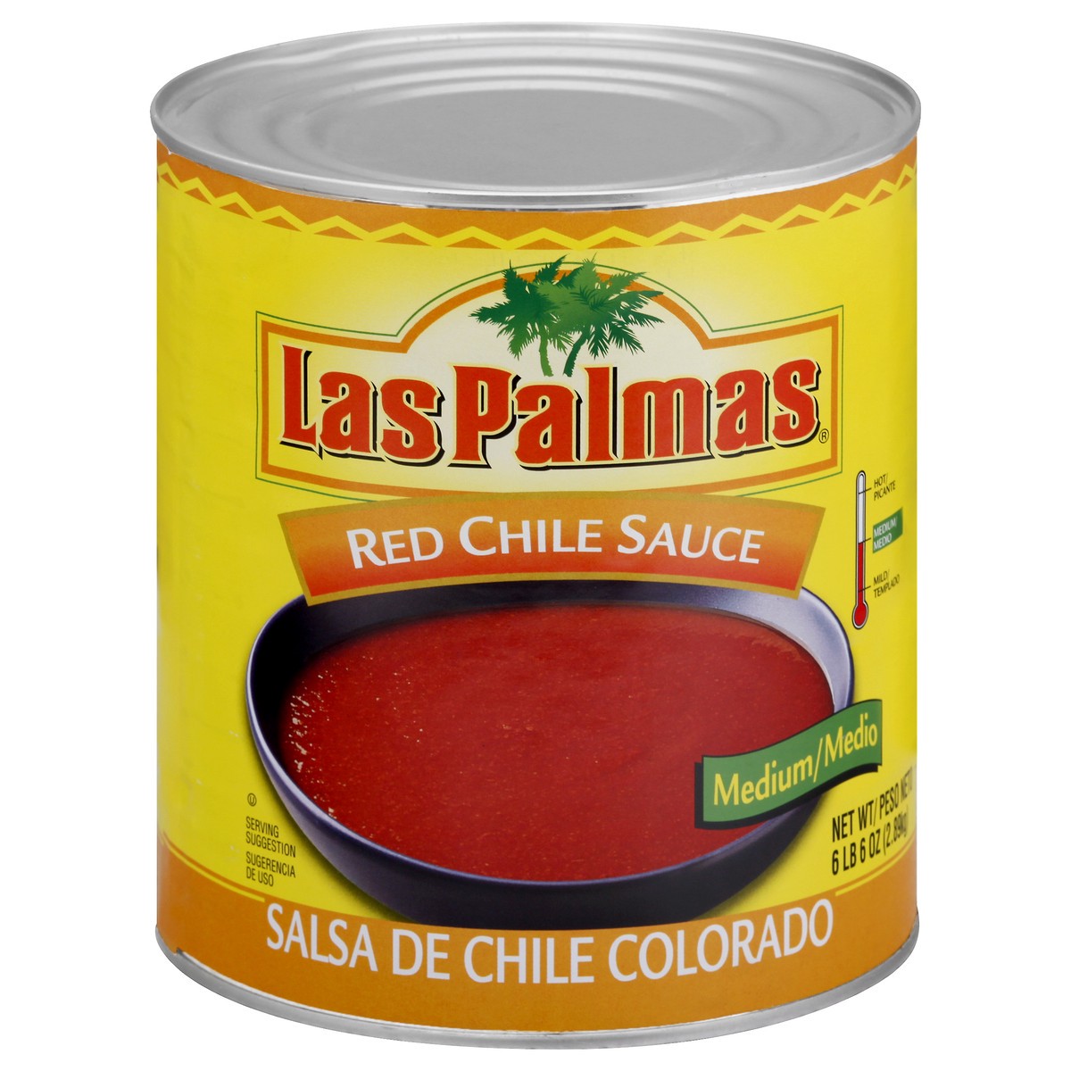 slide 10 of 13, Las Palmas Medium Red Chile Sauce 2.89 kg, 2.89 kg