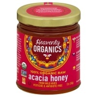 slide 1 of 1, Heavenly Organics Raw Acacia Honey, 12 oz