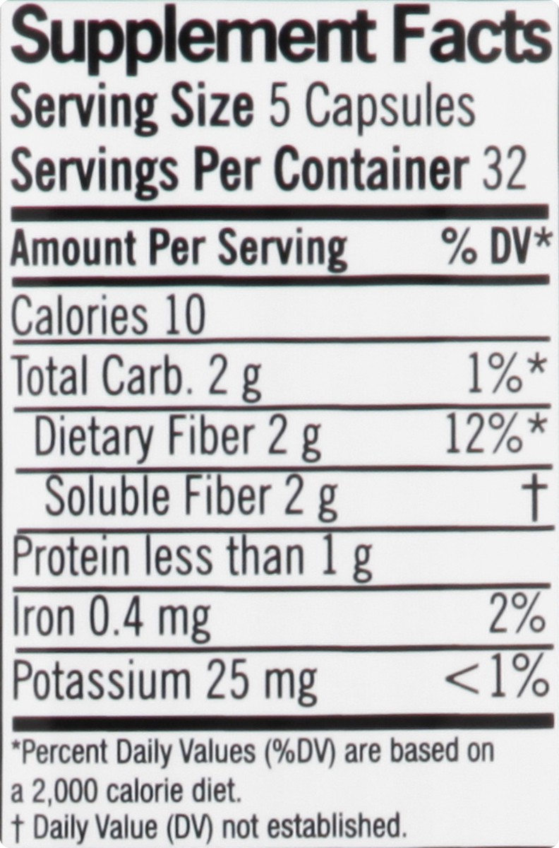 slide 7 of 11, CVS Health Natural Daily Fiber Capsules, 160 Ct, 1 ct