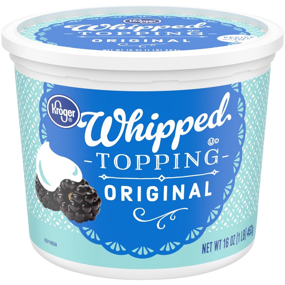 slide 1 of 5, Kroger Original Whipped Topping, 16 oz