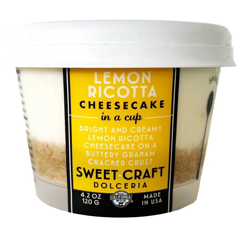 slide 1 of 8, Sweet Craft Dolceria Sweet Craft Lemon Cheesecake Cup - 4.2oz, 4.2 oz